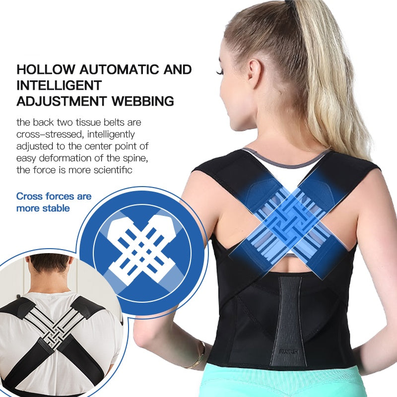 VALVÈRA™ Advanced Back & Shoulder Posture Corrector Belt – Spine Support | Pain Relief | Daily Wear